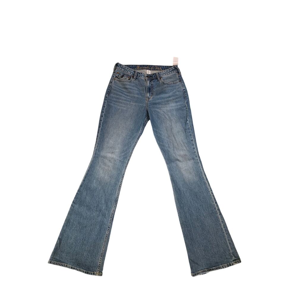 NWT A&F High Rise Bootcut Jeans Y2k Pocket Curve Love 29 Long
